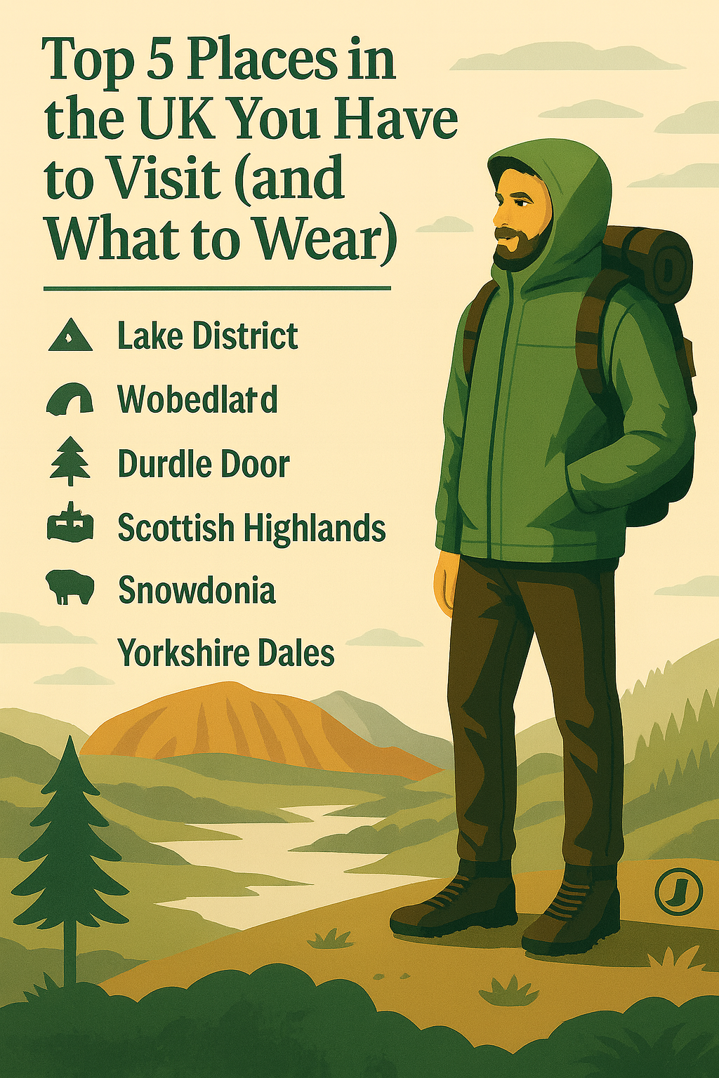 🥾 Top 5 Outdoor Destinations in the UK You Must Visit (and What to Wear)